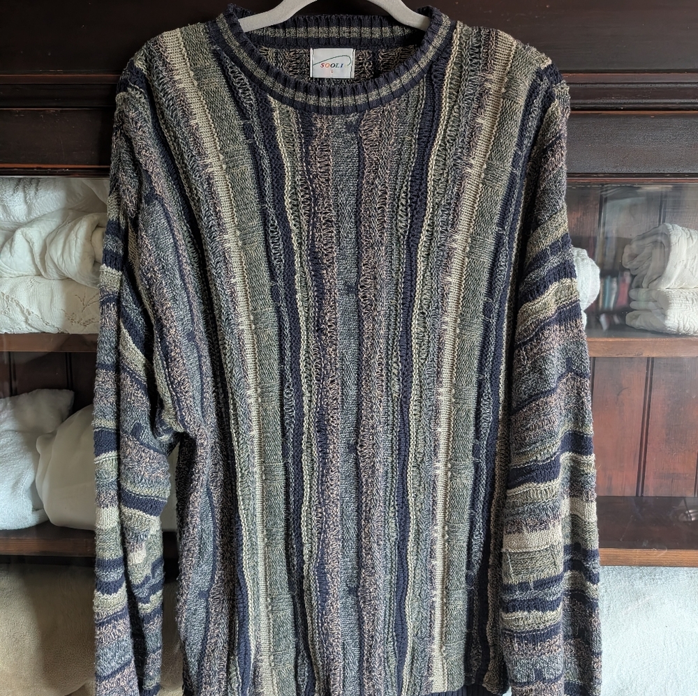 Vintage SOOLI COOGI MENS SWEATER